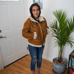 Faux Sheep Skin Jacket